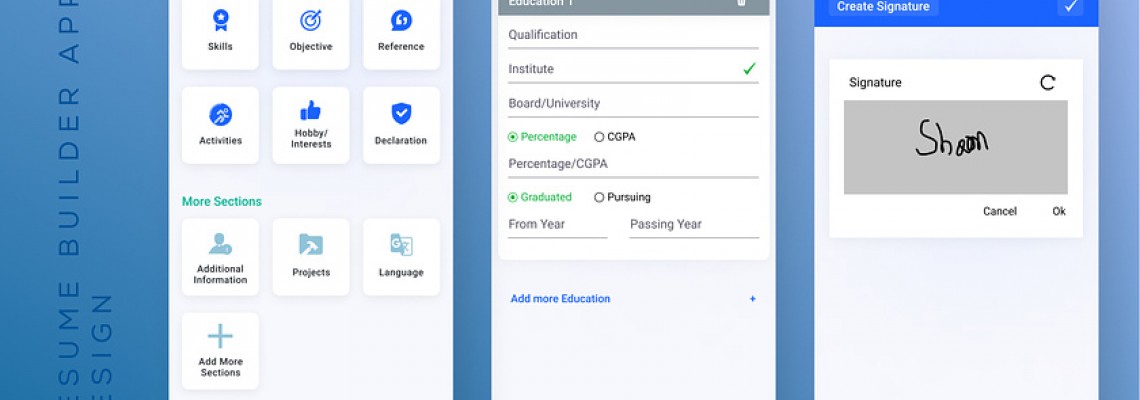 Features of C V Builder Finder App